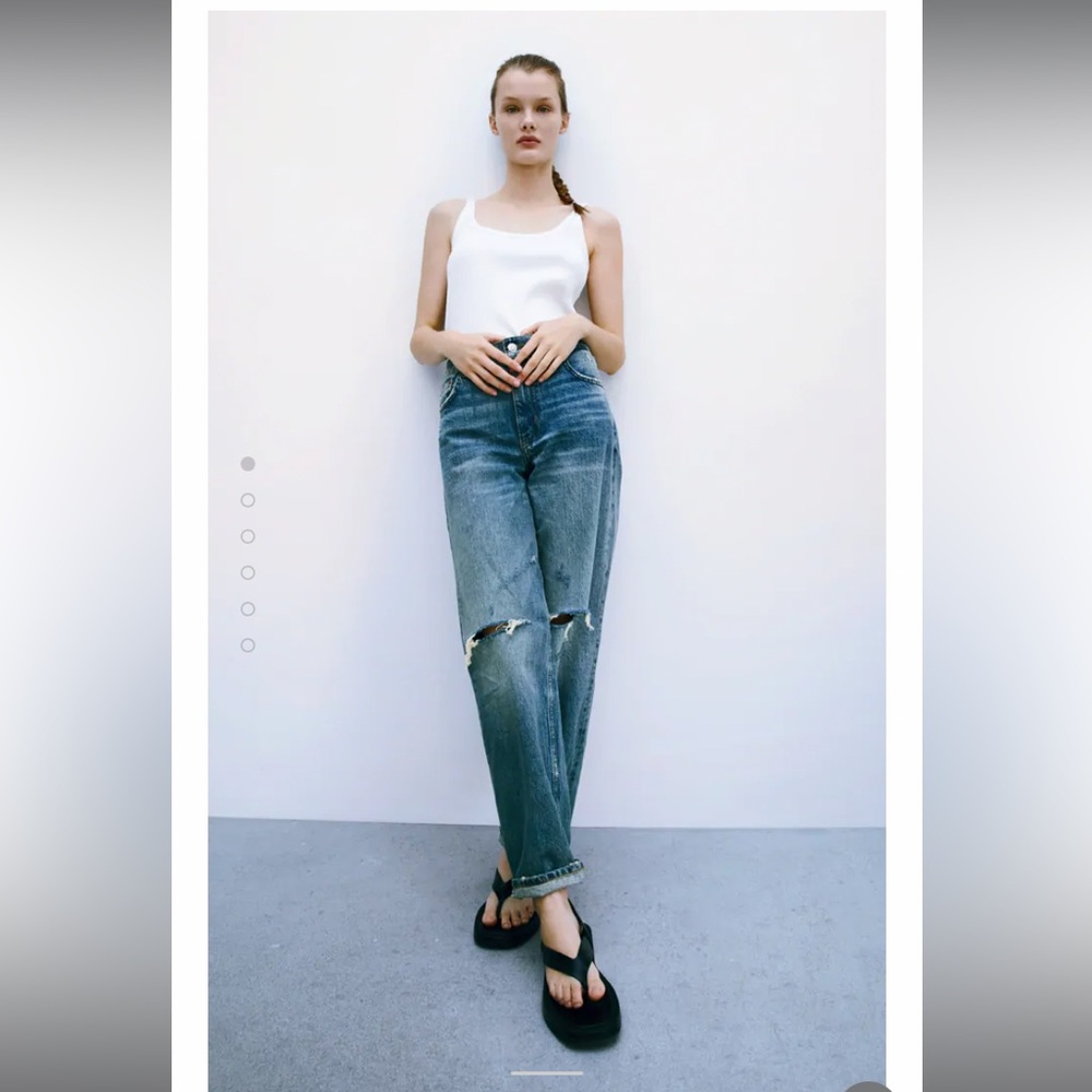 🌷NWT ZARA the Trevor ZW jeans - Picture 1 of 12